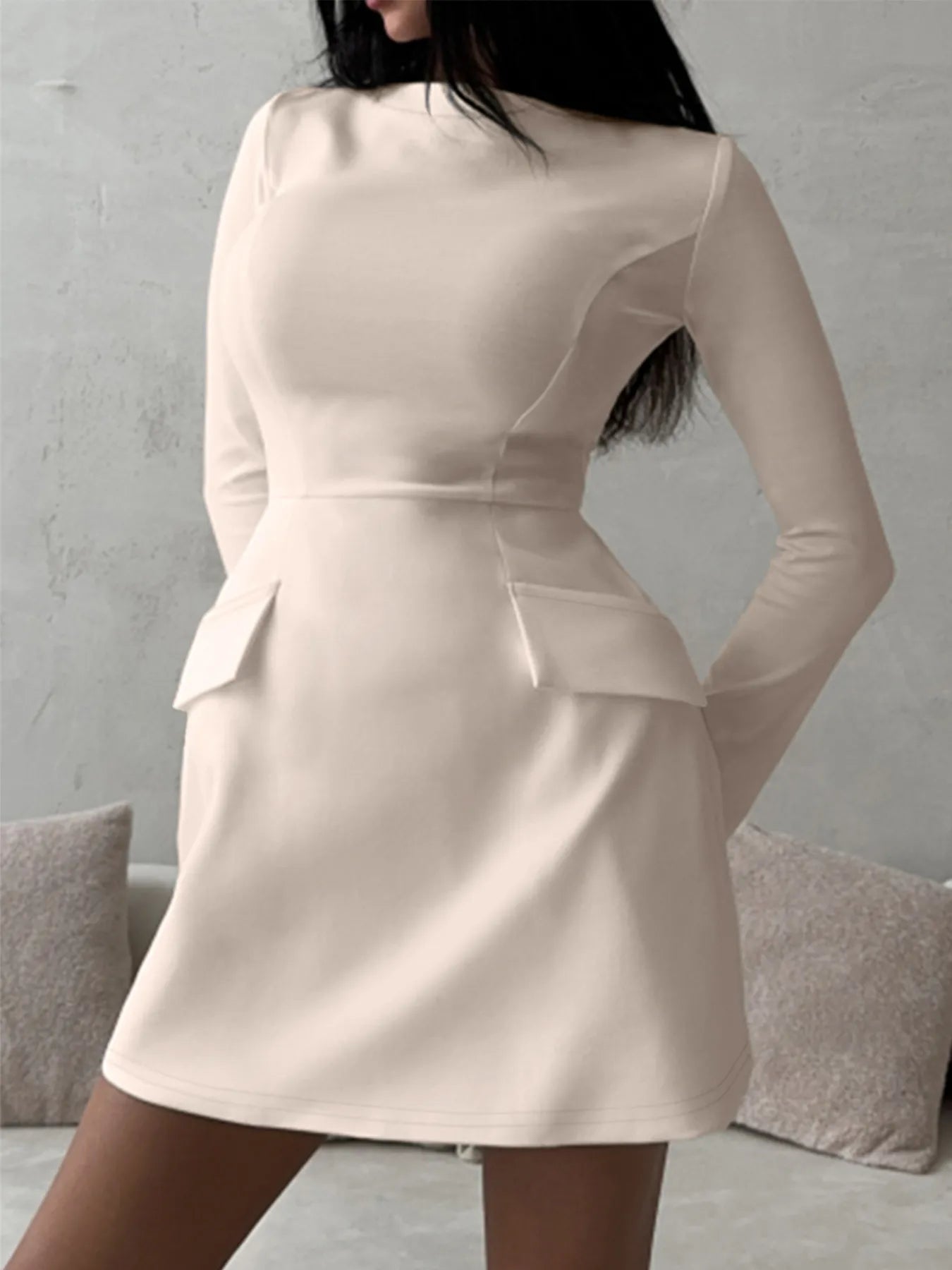 Bodycon Mini Dress with Pockets