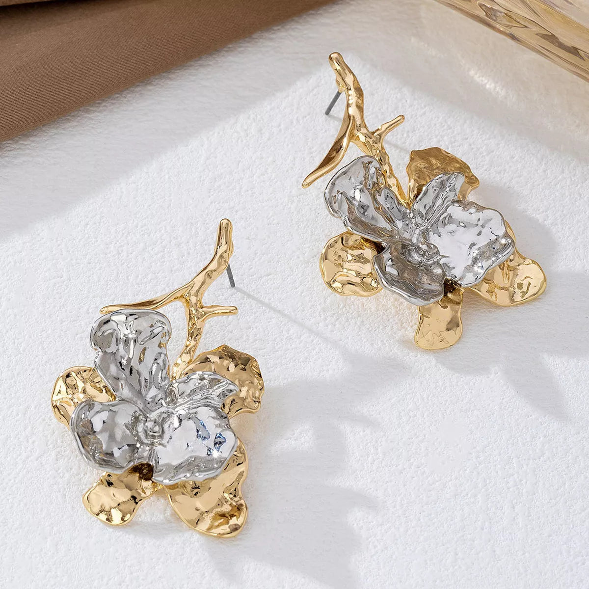 Stainless Steel Statement Drop Earrings