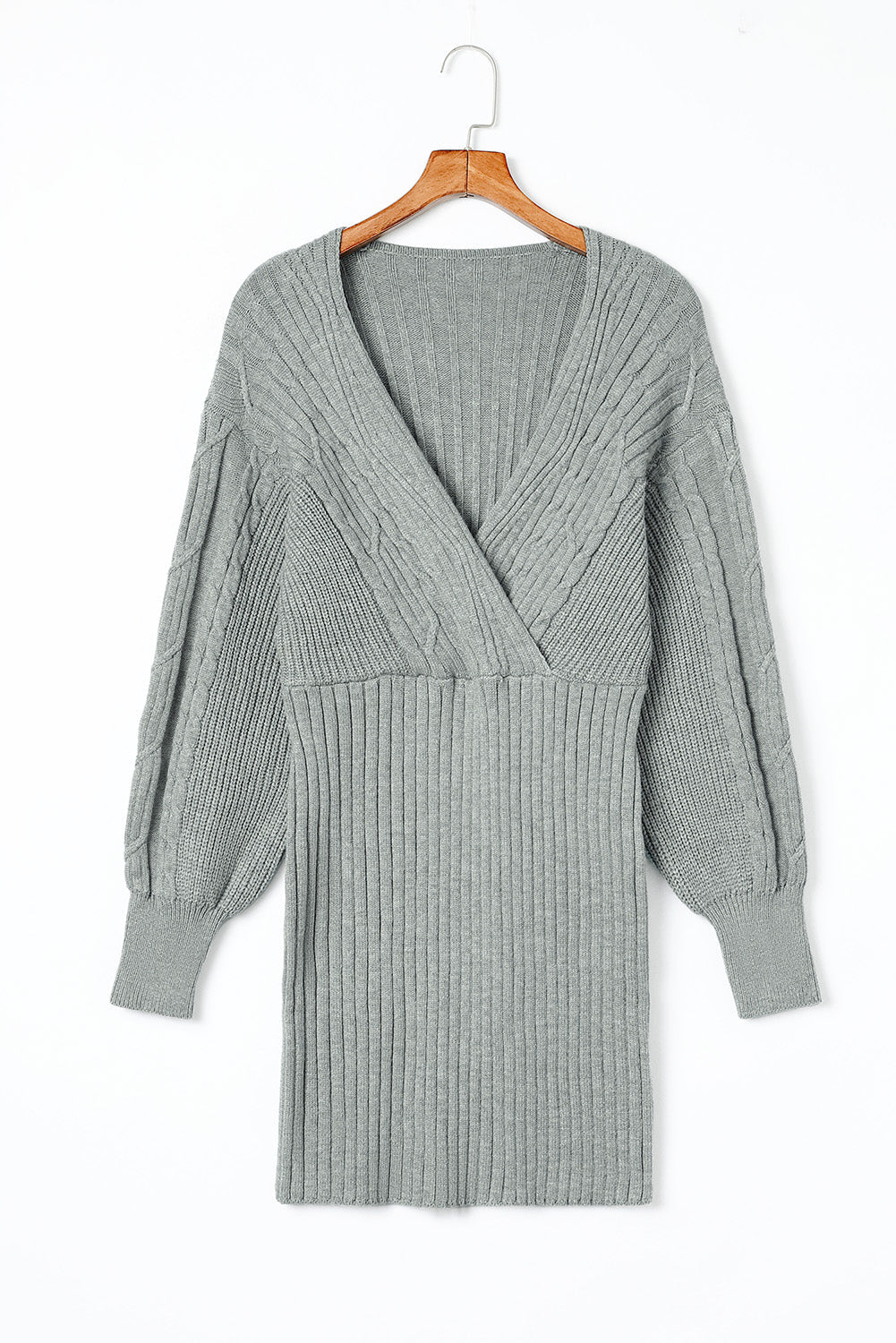 Cable-Knit Sweater Dress