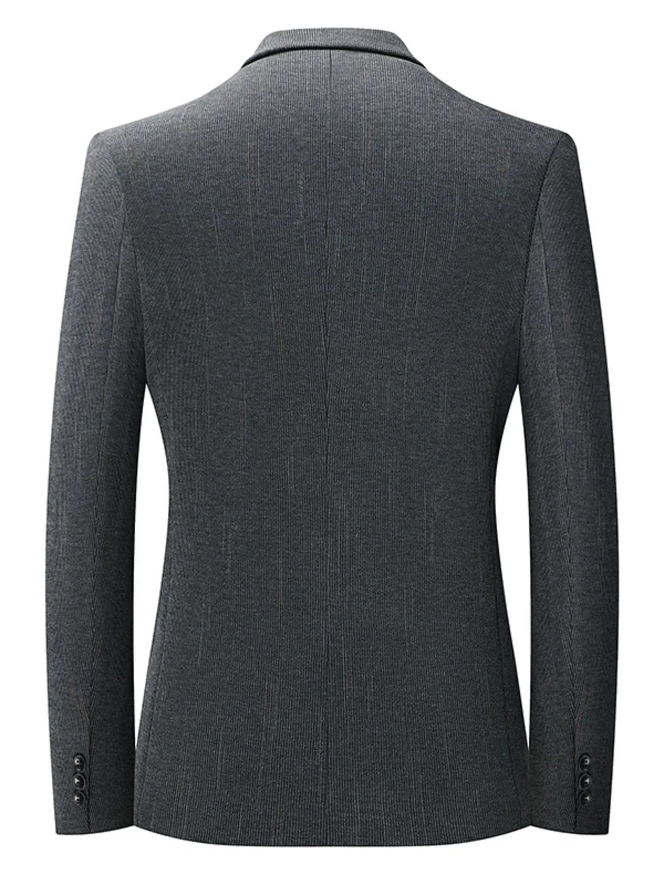 Men's Lapel Collar Long Sleeve Blazer