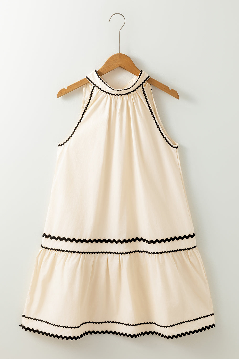 Stripe Sleeveless Mini Dress