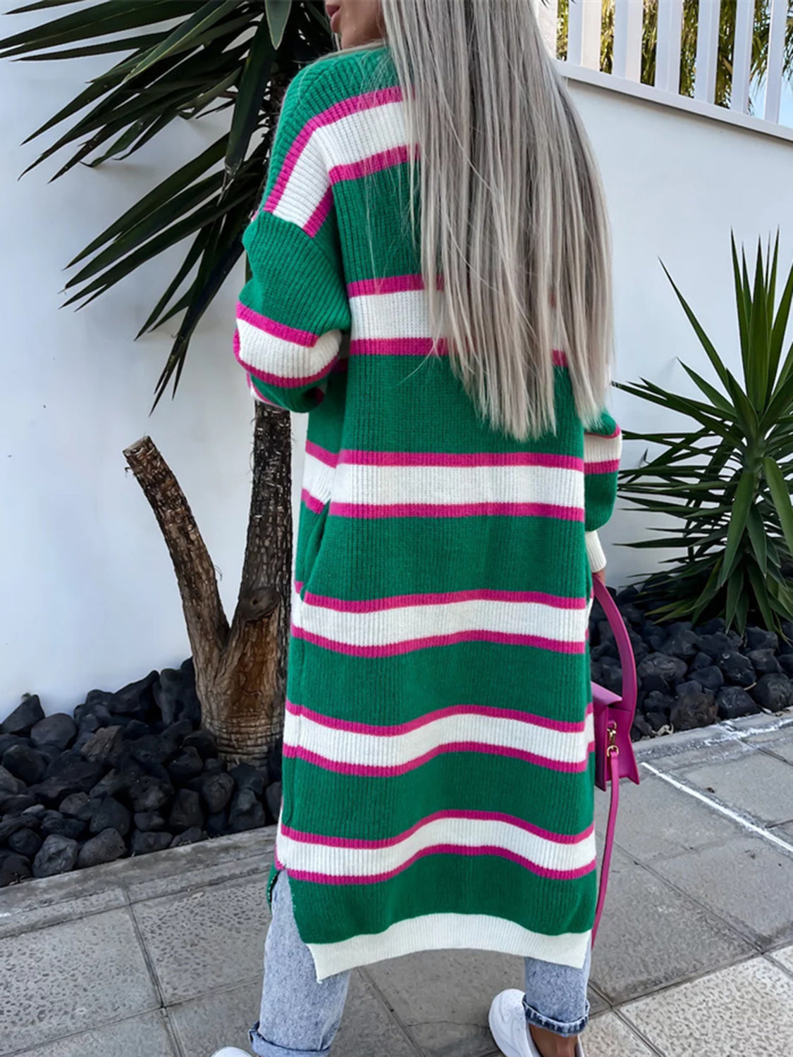 Open Front Longline Cardigan