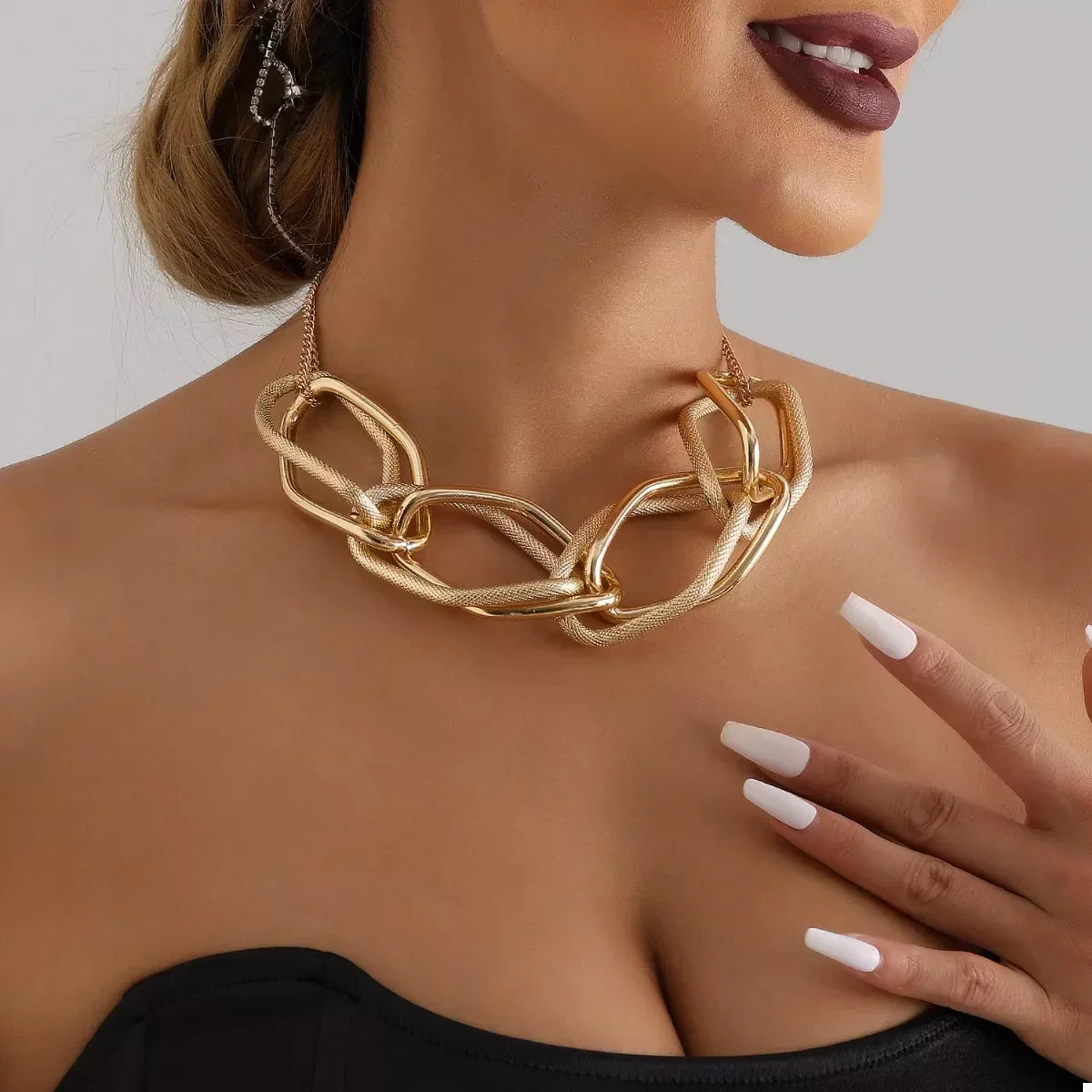 18K Gold-Plated Chain Necklace