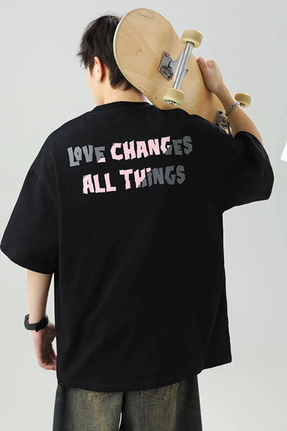 Men's Plus Size Half Sleeve T-Shirt