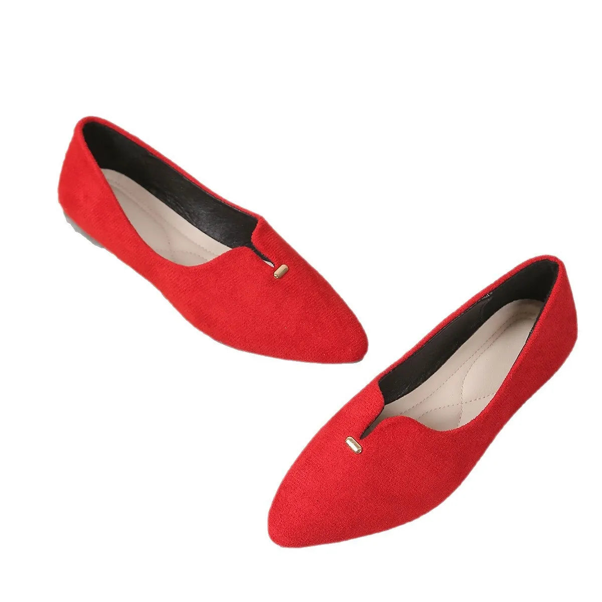 Point Toe Flats Slip-Ons