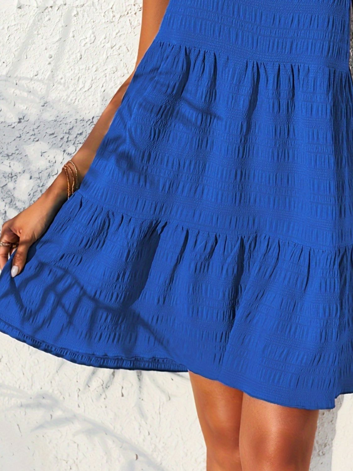 Single Shoulder Mini Dress