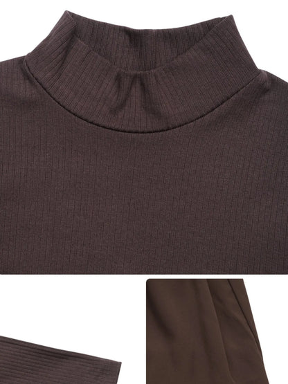 Long Sleeve Bubble Hem Dress