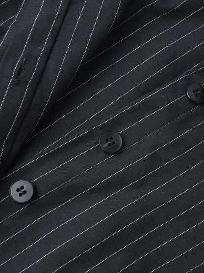 Striped Long Sleeve Shirt Dress