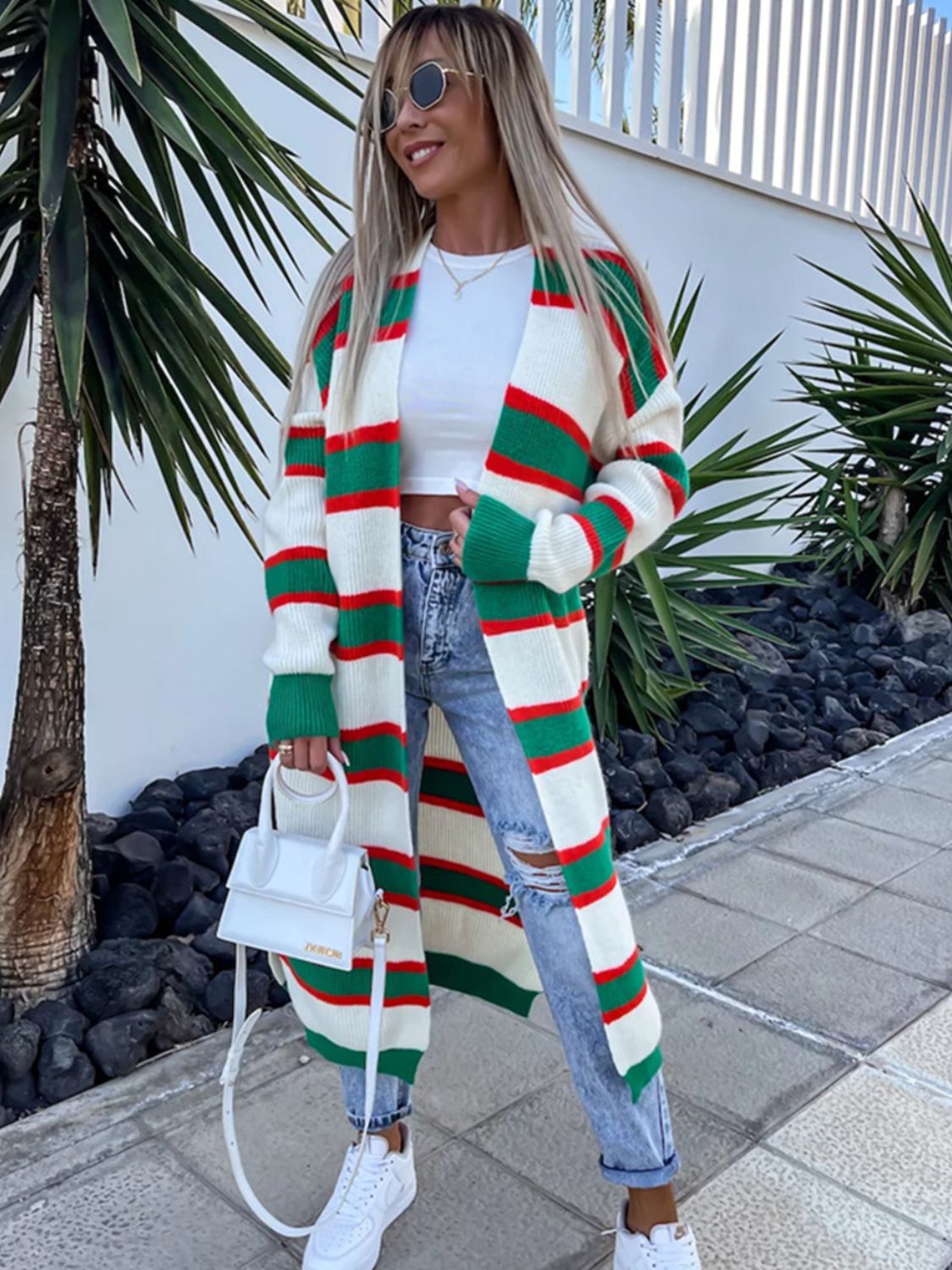 Open Front Longline Cardigan