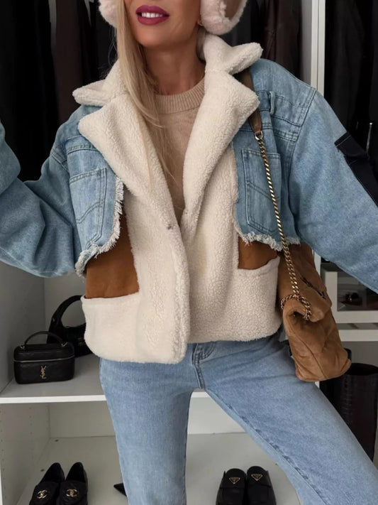 Sherpa Lined Denim Jacket