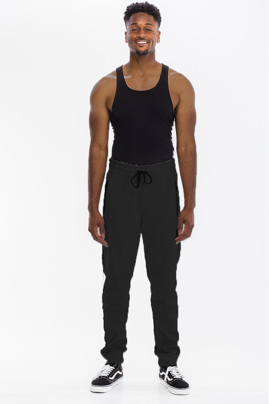 Mens Solid Heathered Jogger - MONLANE