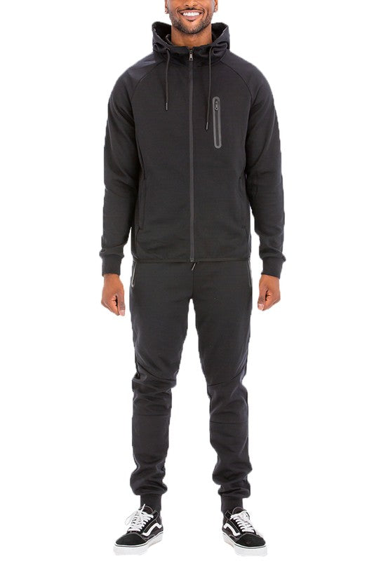 Mens Full Zip Sweat Set - MONLANE