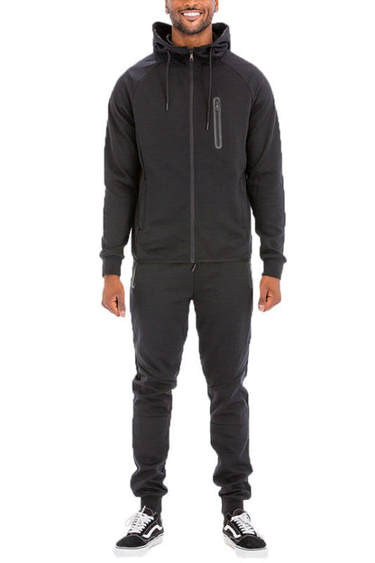 Mens Full Zip Sweat Set - MONLANE