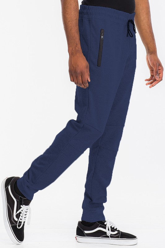Mens Solid Heathered Jogger - MONLANE