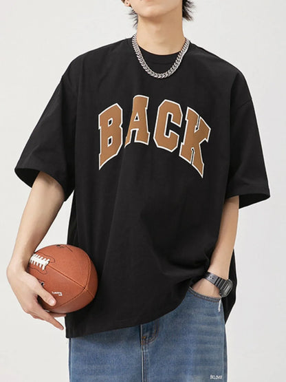 Half Sleeve Men's Plus Size T-Shirt - MONLANE