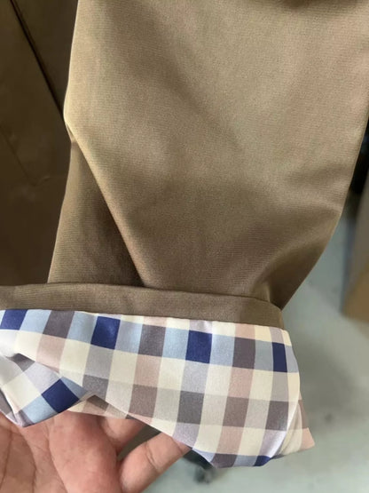 Button Up Raglan Sleeve Trench Coat