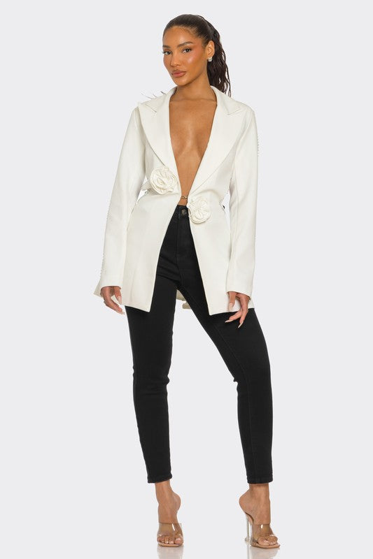 Elegant Sculpted Blazer