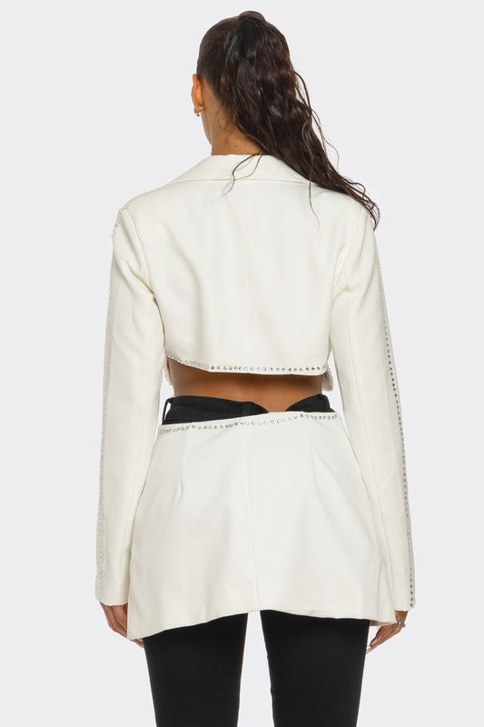 Elegant Sculpted Blazer