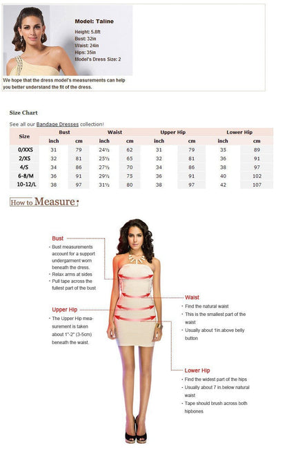 Sparkle and Rhinestone Bandage Dress