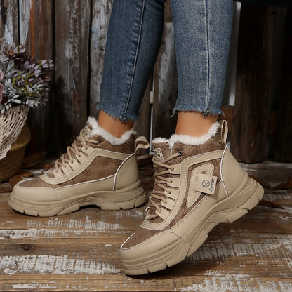 High-Top Platform Chunky Sneaker Boots