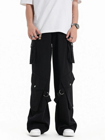 Wide Leg Men's Cargo Pants