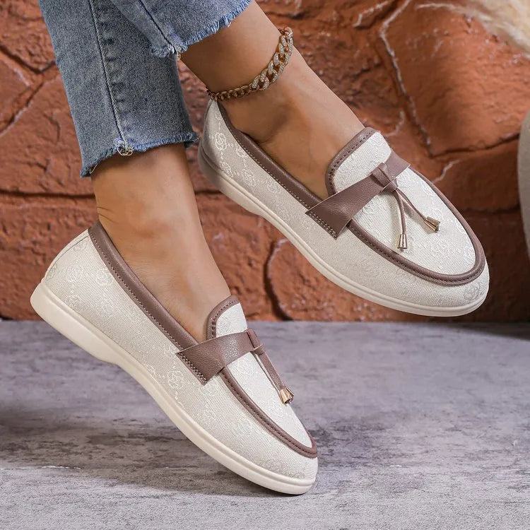 Round Toe Flat Loafers