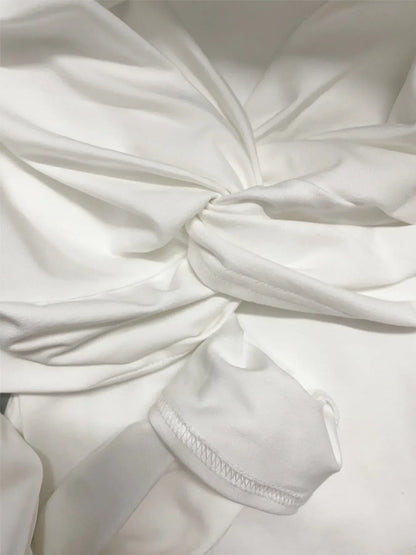 Twist Front Long Sleeve Bodysuit