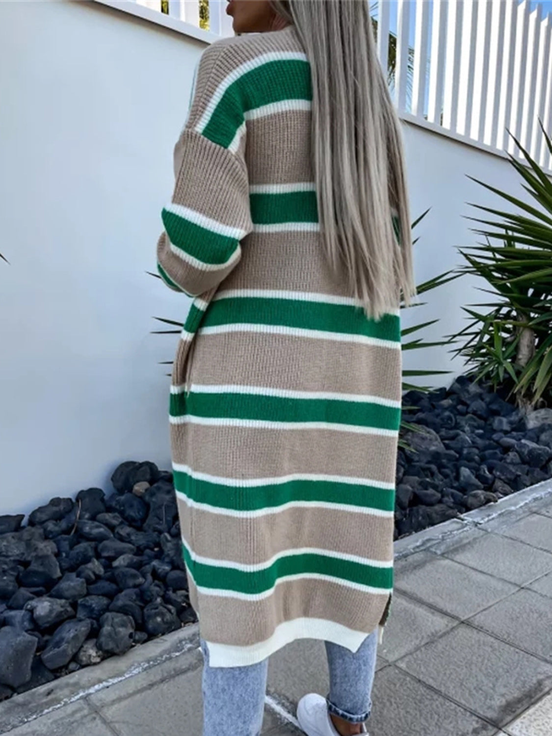 Open Front Longline Cardigan
