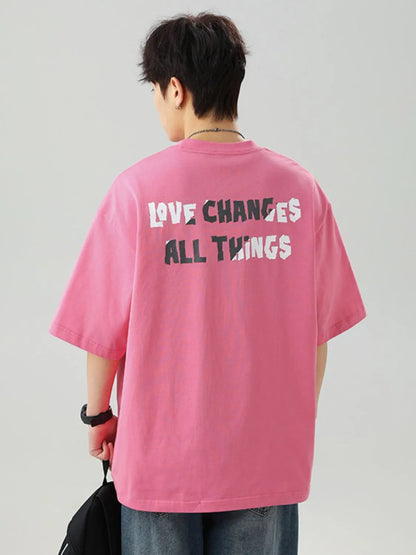 Men's Plus Size Half Sleeve T-Shirt