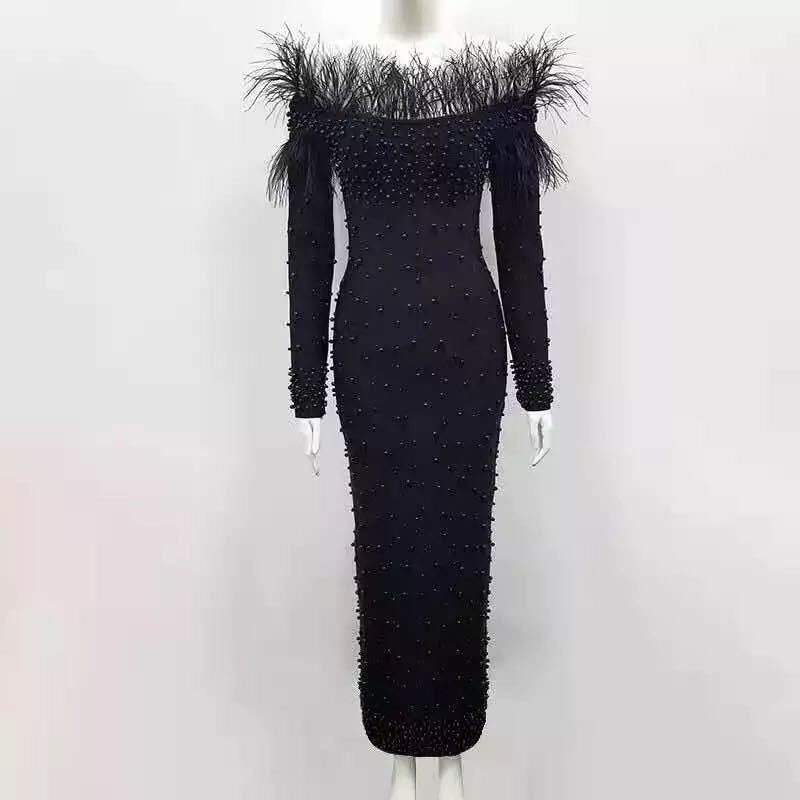 Plus size bubble bead jumpsuit