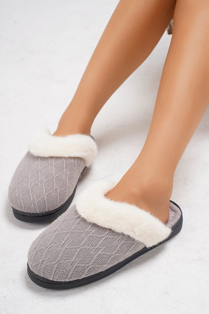 Thermal Faux Fur Slippers