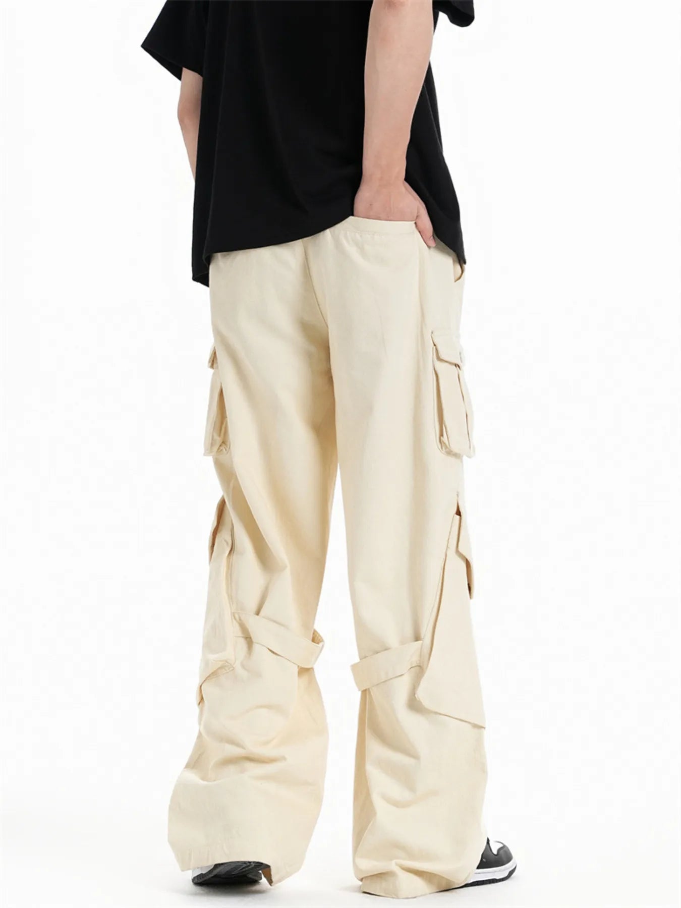 Wide Leg Men's Cargo Pants