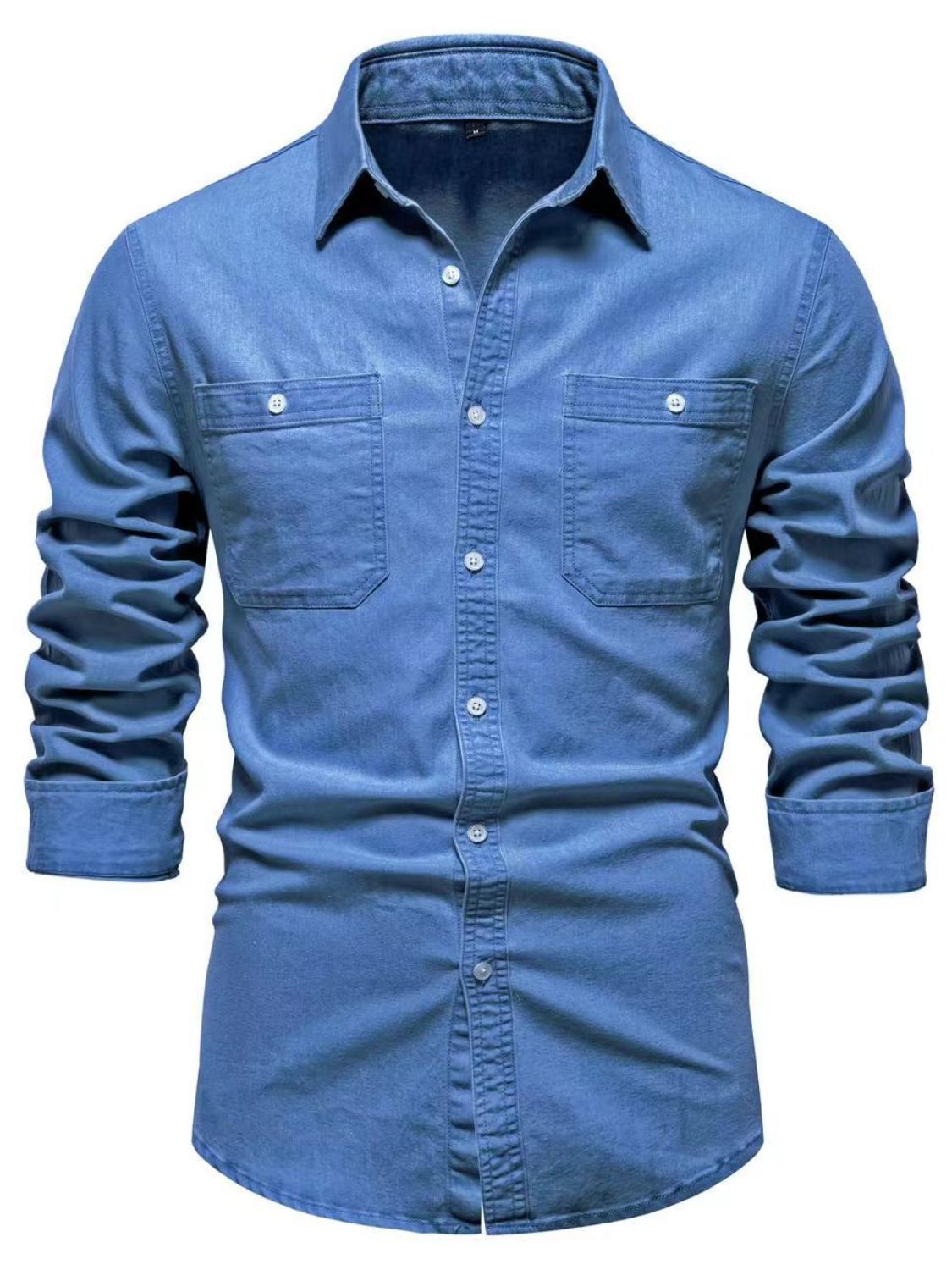Men's Long Sleeve Denim Shirt