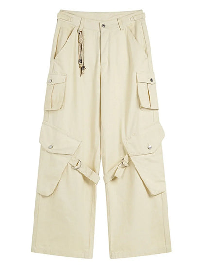 Wide Leg Men's Cargo Pants