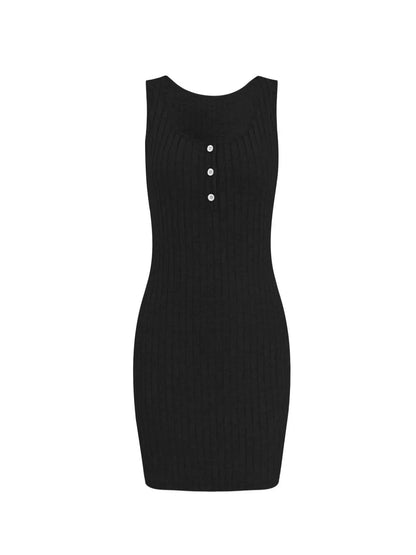 Button Front Cardigan Sweater Set