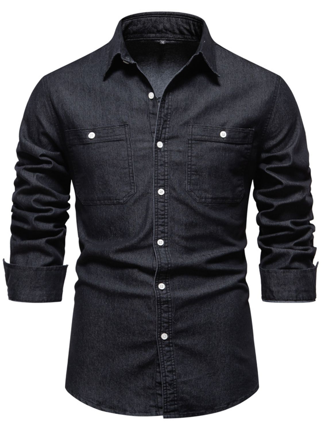 Men's Long Sleeve Denim Shirt