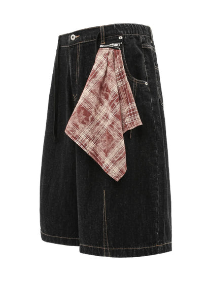 Men's Loose Fit Denim Shorts