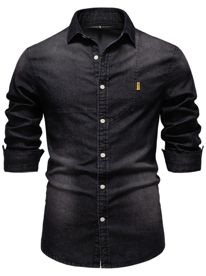 Men's Button Down Denim Shirt