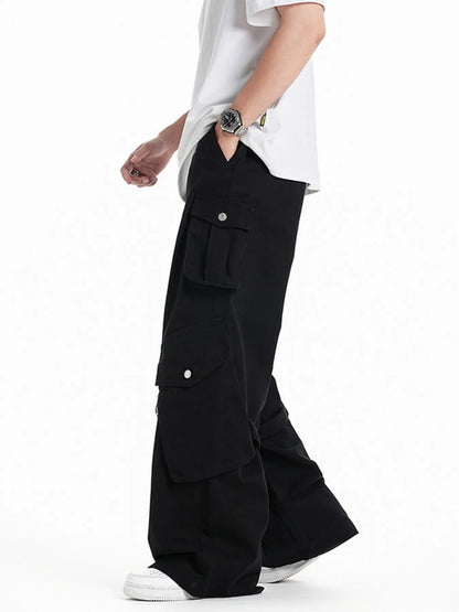 Wide Leg Men's Cargo Pants