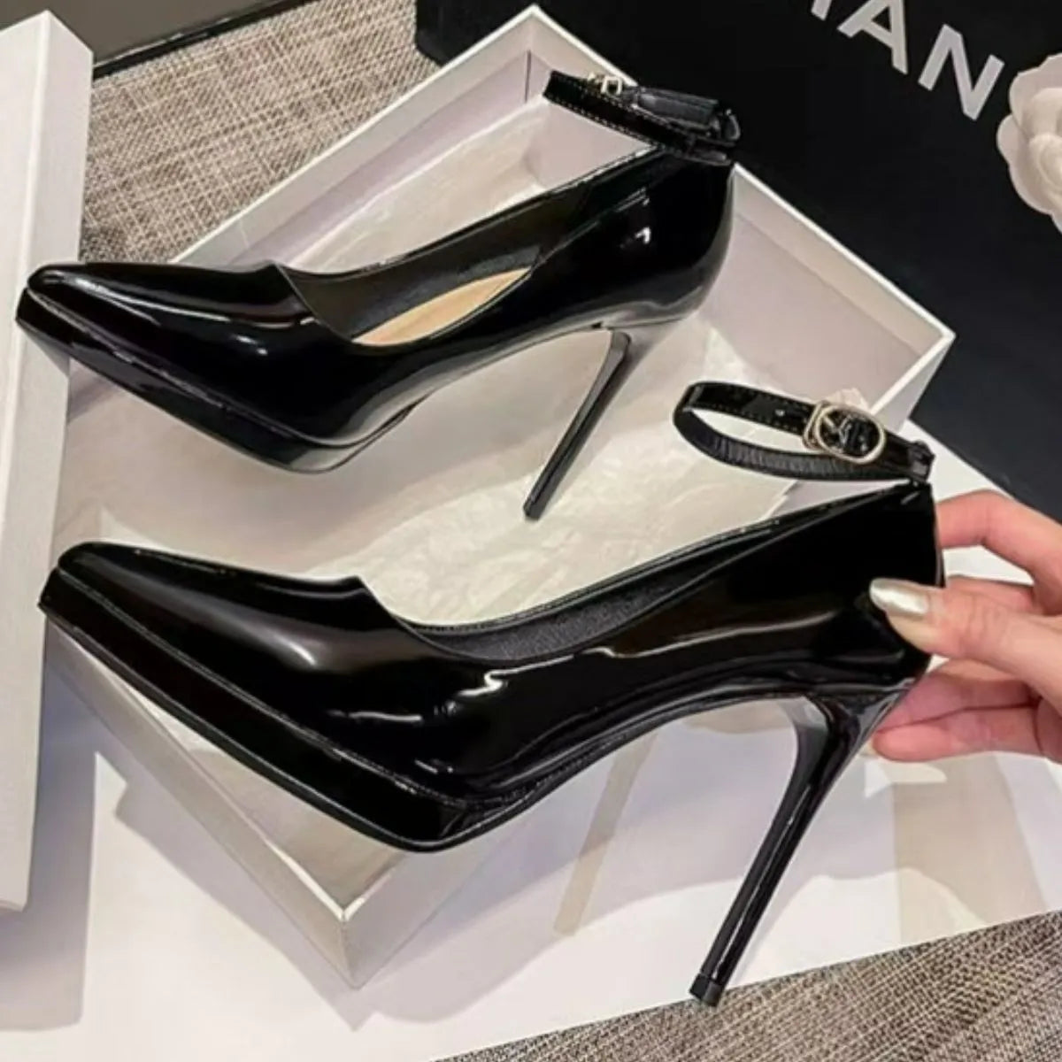Point Toe Stiletto Pumps