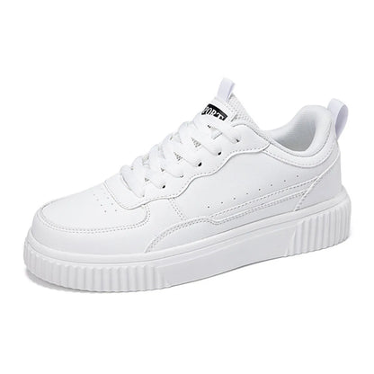 Lace Up Contrast Platform Sneakers
