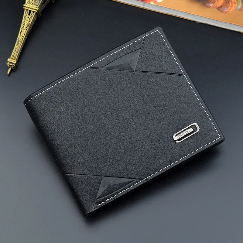 Bifold Faux Leather Wallet
