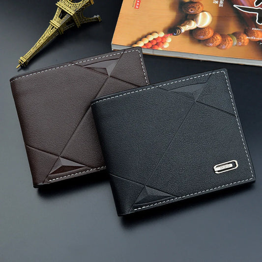 Bifold Faux Leather Wallet