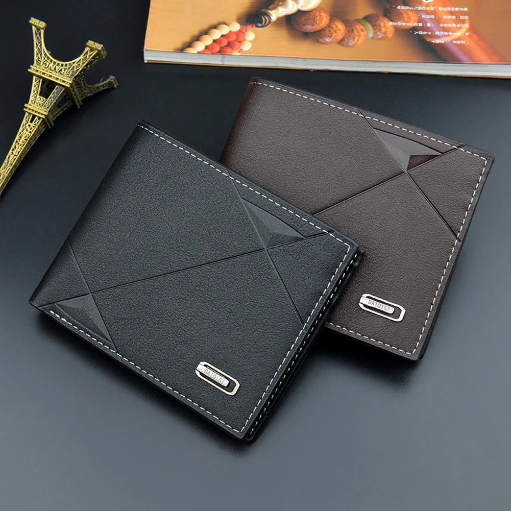 Bifold Faux Leather Wallet