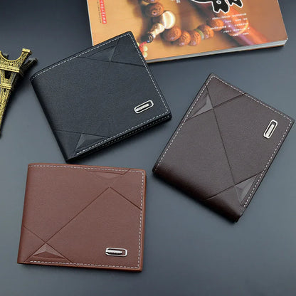 Bifold Faux Leather Wallet