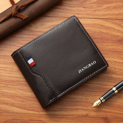 Bifold Faux Leather Wallet