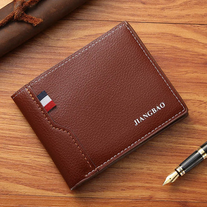 Bifold Faux Leather Wallet