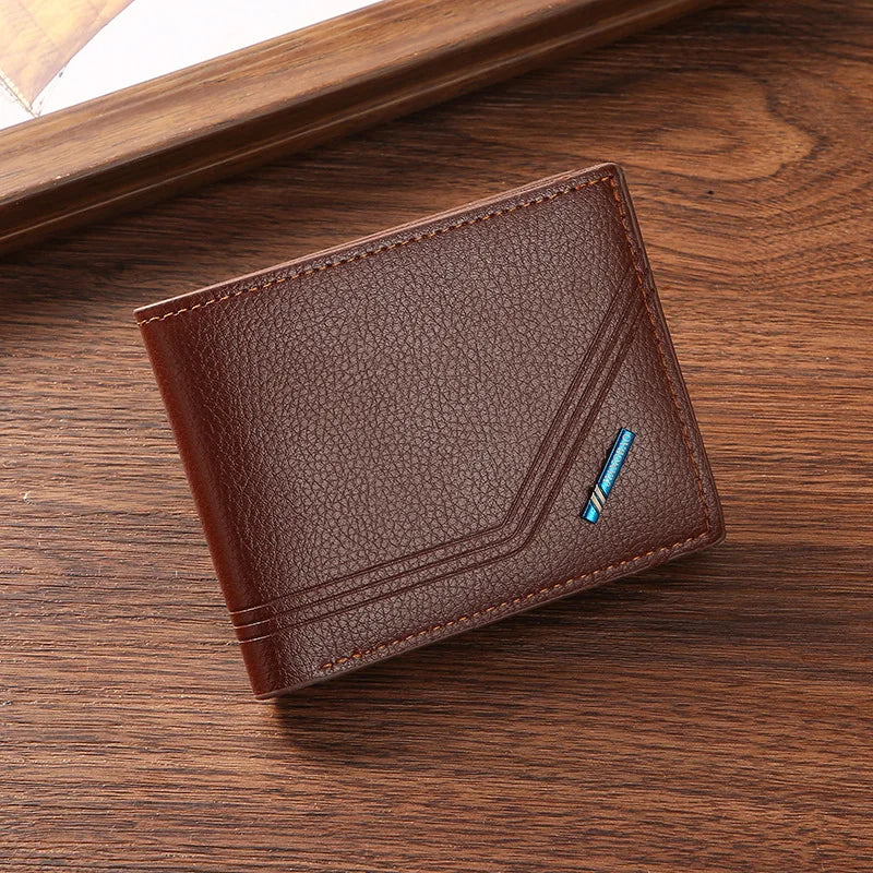 Bifold Faux Leather Wallet
