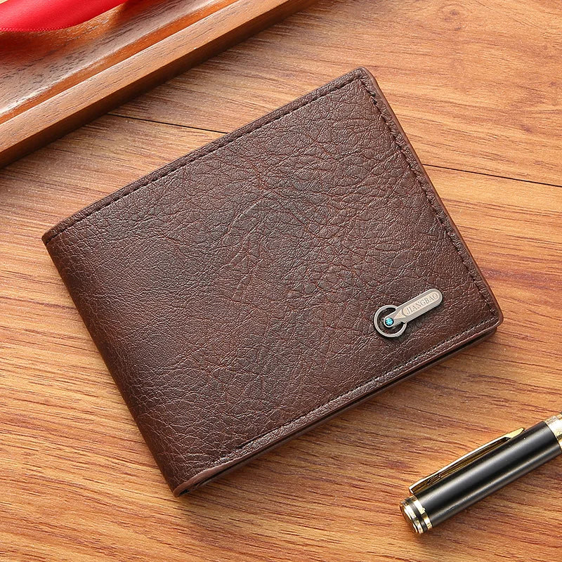 Bifold Faux Leather Wallet