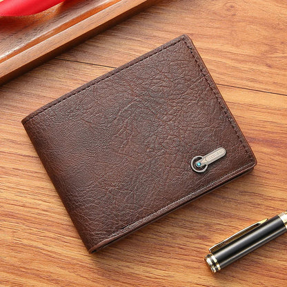 Bifold Faux Leather Wallet